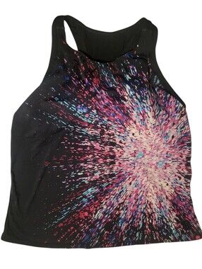 Swim365 swimsuit top pink and black plus size 18